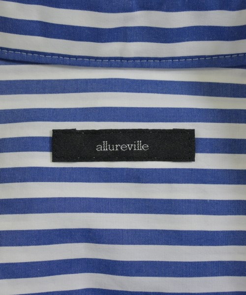 allureville（アルアバイル）シャツワンピース 青 サイズ:1(S位) レディース/2200720932034