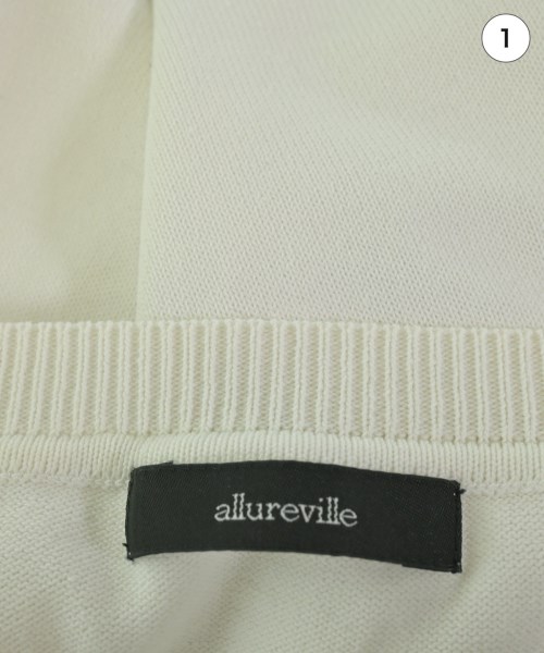 allureville（アルアバイル）ベスト/ノースリーブ 白 サイズ:2(M位) レディース/2200722221037