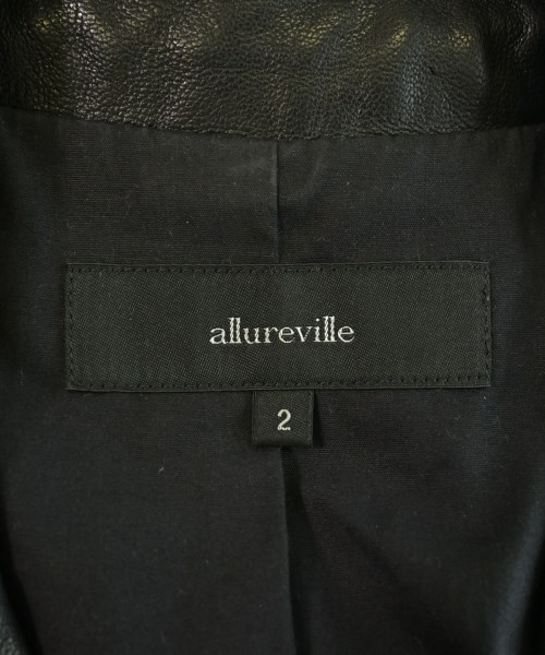 allureville（アルアバイル）ライダース 黒 サイズ:2(M位) レディース/2200723153023