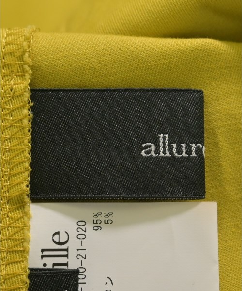 allureville（アルアバイル）コート 黄 サイズ:2(M位) レディース/2200729012065