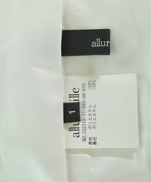 allureville（アルアバイル）ロング・マキシ丈スカート 白 サイズ:1(S位) レディース/2200683333015