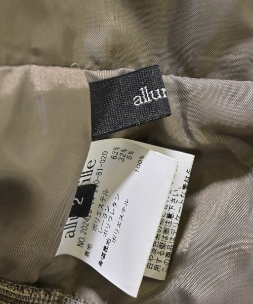 allureville（アルアバイル）ワンピース 茶 サイズ:2(M位) レディース/2200678401255