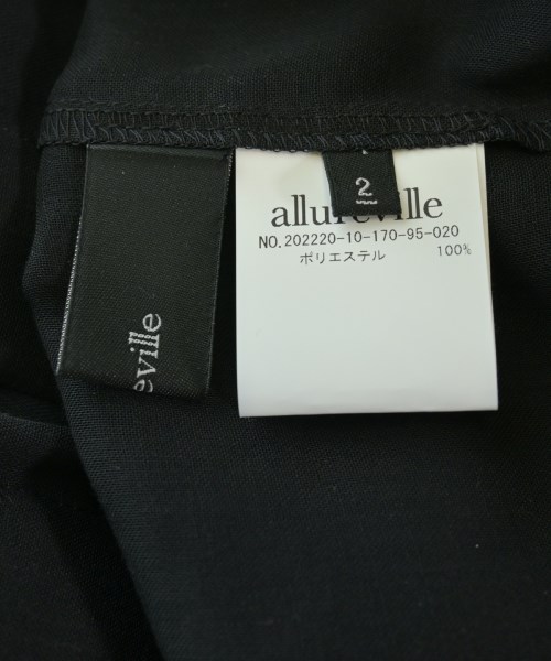 allureville（アルアバイル）ブラウス 黒 サイズ:2(M位) レディース/2200675967037