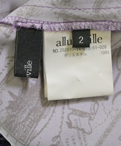 allureville（アルアバイル）ワンピース 紫 サイズ:2(M位) レディース/2200675967174
