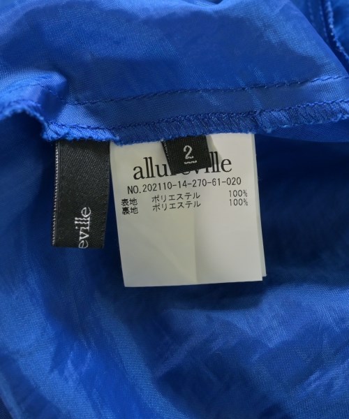 allureville（アルアバイル）ワンピース 青 サイズ:2(M位) レディース/2200687725137