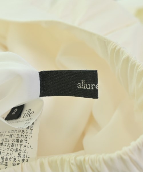 allureville（アルアバイル）ロング・マキシ丈スカート 白 サイズ:2(M位) レディース/2200688302030