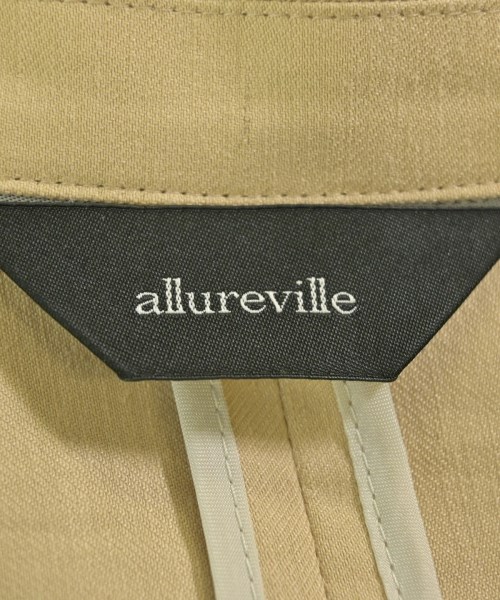 allureville（アルアバイル）カジュアルジャケット ベージュ サイズ:1(S位) レディース/2200689463020