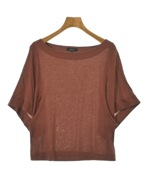 allureville(アルアバイル)Tシャツ・カットソー 茶 サイズ:2(M位)/2200689448010