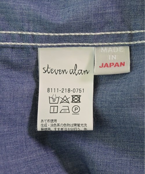 steven alan（スティーブンアラン）カジュアルシャツ 青 サイズ:S メンズ/2200512391032