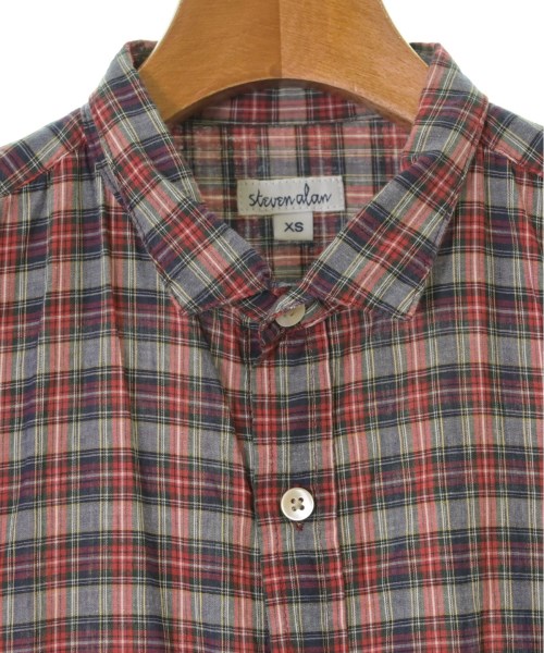 steven alan（スティーブンアラン）カジュアルシャツ 赤 サイズ:XS メンズ/2200488766285