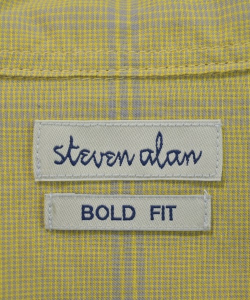 steven alan（スティーブンアラン）カジュアルシャツ 黄 サイズ:L メンズ/2200620963534