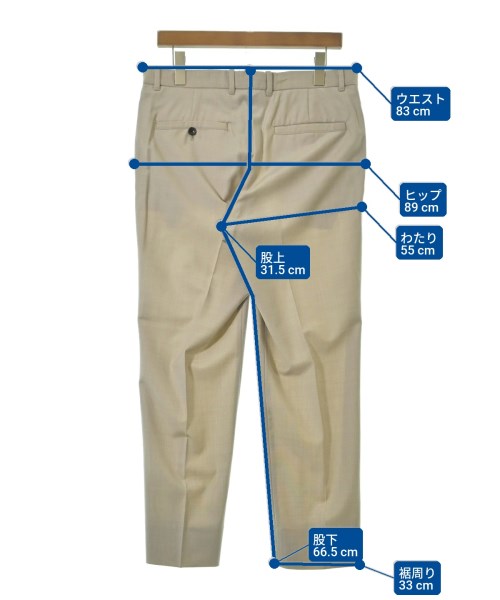 steven alan（スティーブンアラン）スラックス ベージュ サイズ:L メンズ/2200637921145