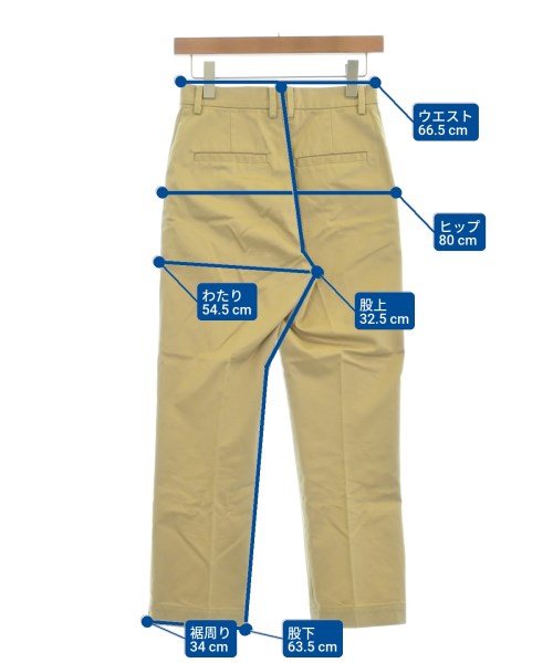 steven alan（スティーブンアラン）チノパン ベージュ サイズ:S レディース/2200628697059