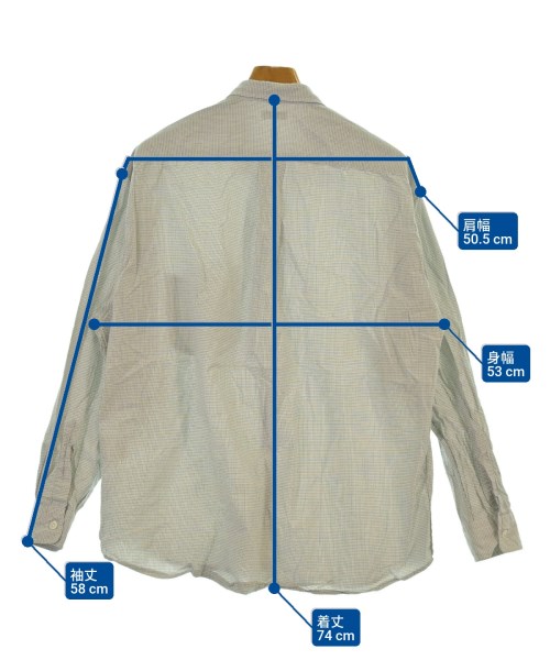 steven alan（スティーブンアラン）カジュアルシャツ グレー サイズ:M メンズ/2200641034022