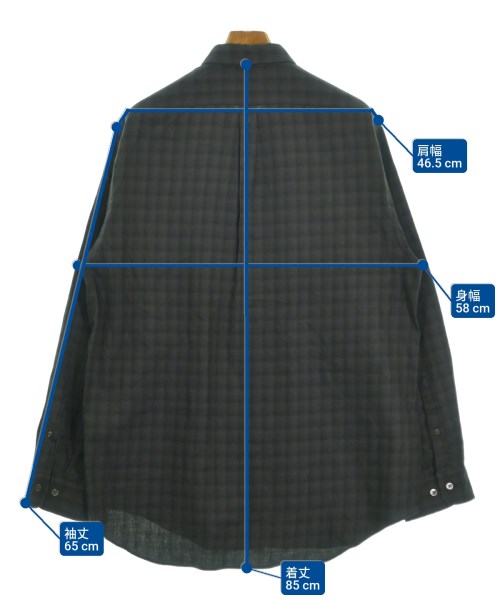 steven alan（スティーブンアラン）カジュアルシャツ グレー サイズ:XL メンズ/2200641108020