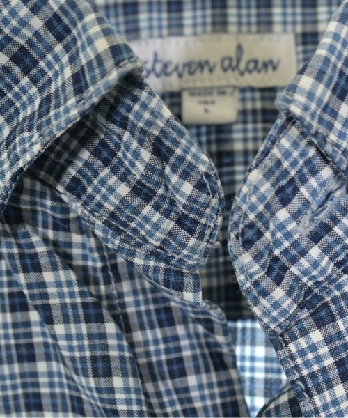 steven alan（スティーブンアラン）カジュアルシャツ 青 サイズ:L メンズ/2200624533030