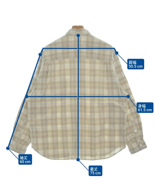 steven alan（スティーブンアラン）カジュアルシャツ 白 サイズ:L メンズ/2200634942044