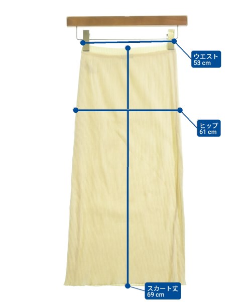 steven alan（スティーブンアラン）ロング・マキシ丈スカート 白 サイズ:F レディース/2200634942075