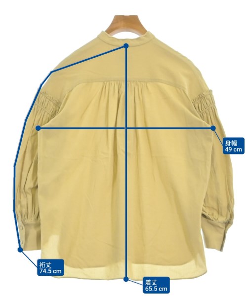 steven alan（スティーブンアラン）ブラウス 黄 サイズ:S レディース/2200642502100