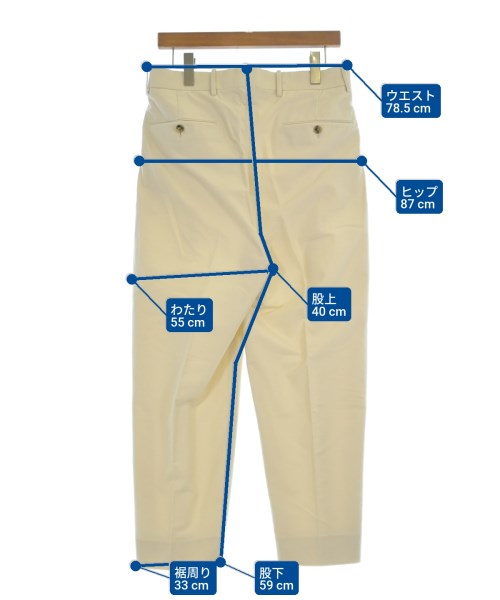 steven alan（スティーブンアラン）スラックス 白 サイズ:S メンズ/2200635368829