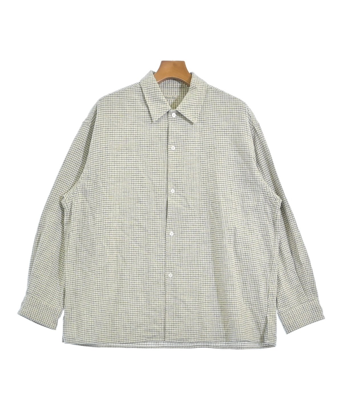 【中古美品】StevenAlan FLAIR DRESS（Mサイズ） steven alan（スティーブンアラン）カジュアルシャツ 白 サイズ