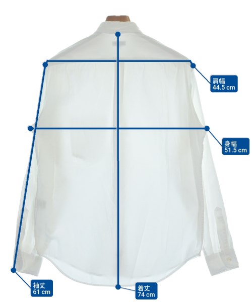 steven alan（スティーブンアラン）カジュアルシャツ 白 サイズ:M メンズ/2200594180067