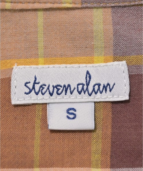 steven alan（スティーブンアラン）カジュアルシャツ ベージュ サイズ:S メンズ/2200623496022