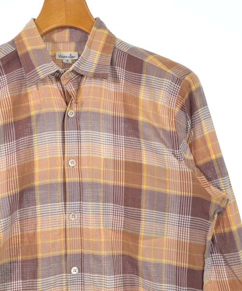 steven alan（スティーブンアラン）カジュアルシャツ ベージュ サイズ:S メンズ/2200623496022