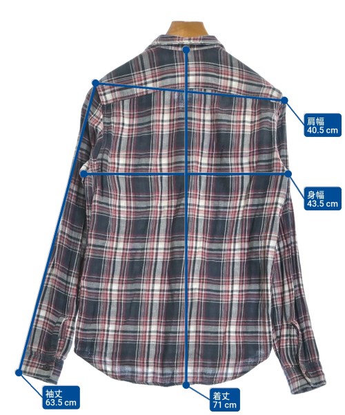 steven alan（スティーブンアラン）カジュアルシャツ 紺 サイズ:XS メンズ/2200631049043