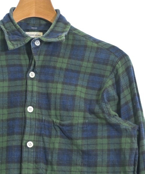 steven alan（スティーブンアラン）カジュアルシャツ 緑 サイズ:S メンズ/2200631049050