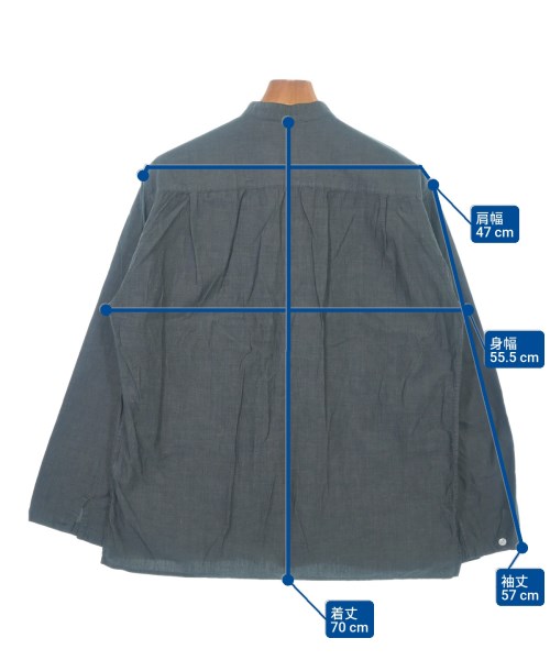 steven alan（スティーブンアラン）カジュアルシャツ グレー サイズ:S メンズ/2200634447068