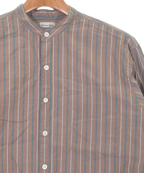 steven alan（スティーブンアラン）カジュアルシャツ 茶 サイズ:S メンズ/2200634447075