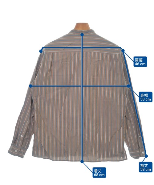 steven alan（スティーブンアラン）カジュアルシャツ 茶 サイズ:S メンズ/2200634447075