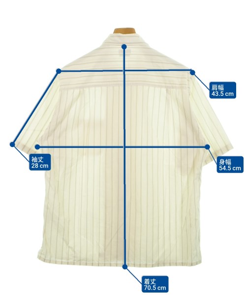 steven alan（スティーブンアラン）カジュアルシャツ 白 サイズ:M メンズ/2200634447310