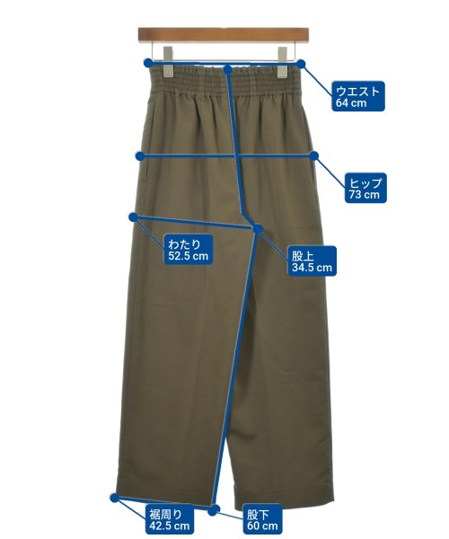 steven alan（スティーブンアラン）スラックス 茶 サイズ:S レディース/2200609967287