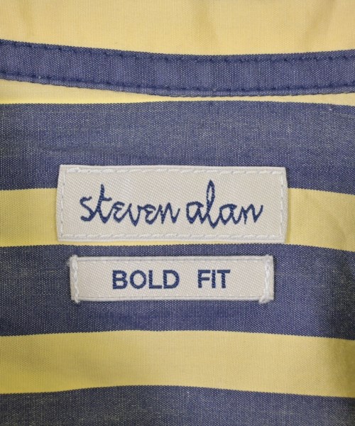 steven alan（スティーブンアラン）カジュアルシャツ 黄 サイズ:M メンズ/2200612430051