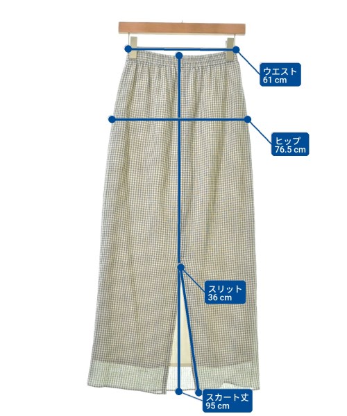 steven alan（スティーブンアラン）ロング・マキシ丈スカート 白 サイズ:S レディース/2200614683417