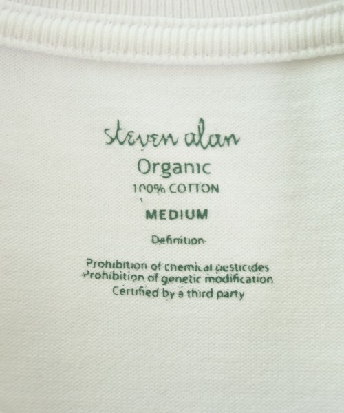 steven alan（スティーブンアラン）Tシャツ・カットソー 白 サイズ:M メンズ/2200609013168