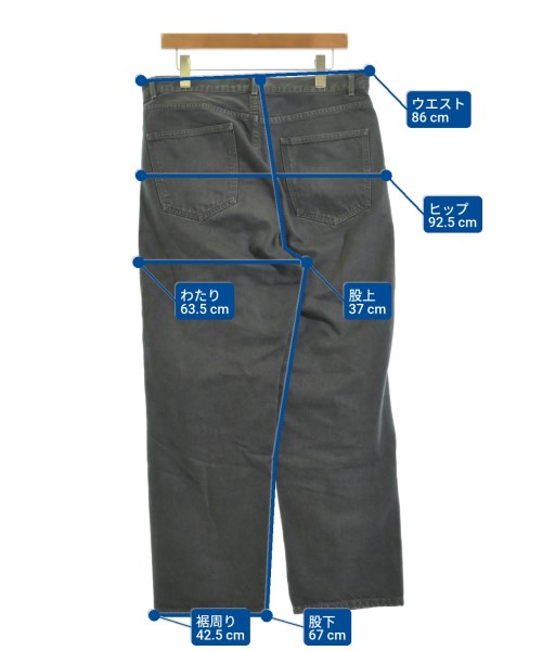 steven alan（スティーブンアラン）デニムパンツ 黒 サイズ:L メンズ/2200615138268