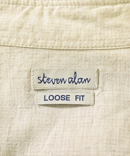 steven alan（スティーブンアラン）カジュアルシャツ ベージュ サイズ:L メンズ/2200606319072