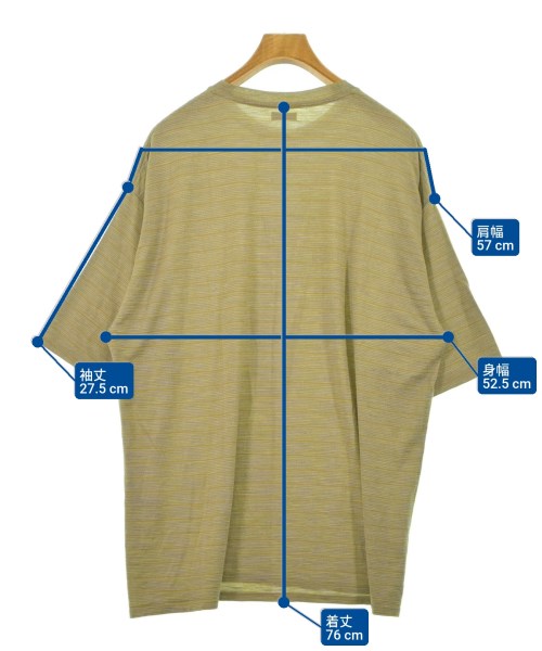 steven alan（スティーブンアラン）Tシャツ・カットソー 黄 サイズ:L メンズ/2200616099032
