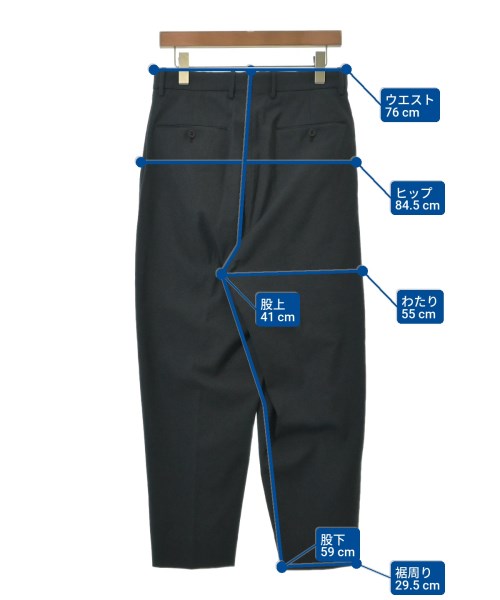 steven alan（スティーブンアラン）スラックス 黒 サイズ:S メンズ/2200616540022