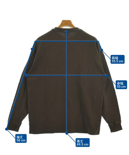 steven alan（スティーブンアラン）Tシャツ・カットソー 茶 サイズ:M メンズ/2200617167099