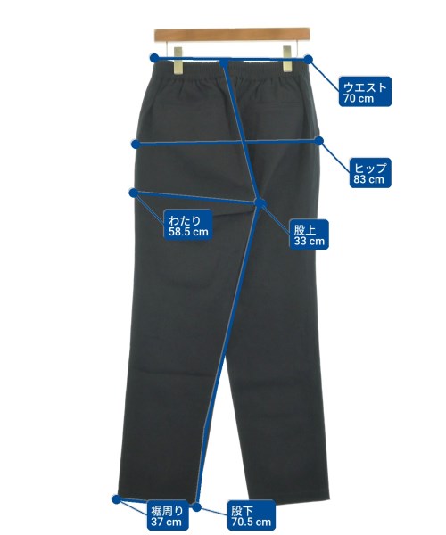 steven alan（スティーブンアラン）スラックス 黒 サイズ:-(S位) メンズ/2200610908170