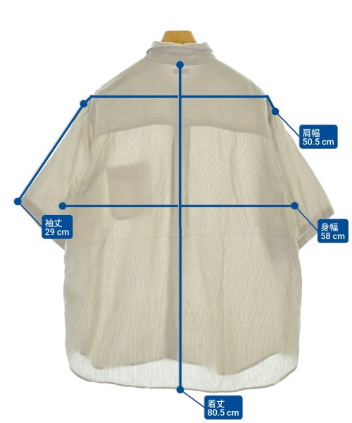 steven alan（スティーブンアラン）カジュアルシャツ ベージュ サイズ:XL メンズ/2200673100030