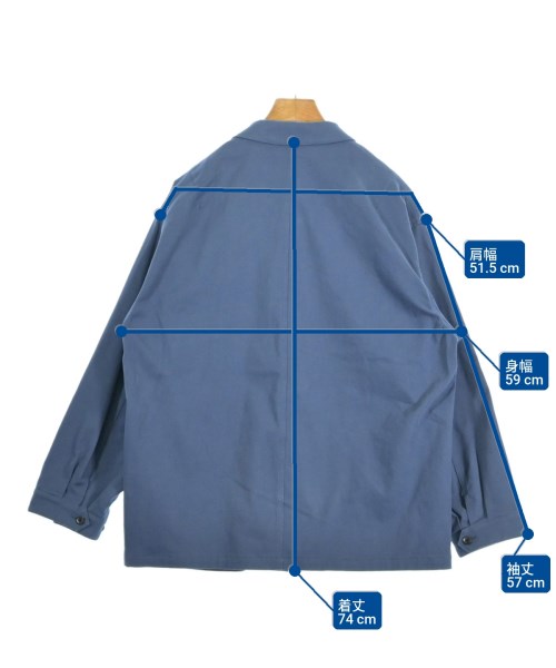 steven alan（スティーブンアラン）カバーオール 青 サイズ:M メンズ/2200672456022