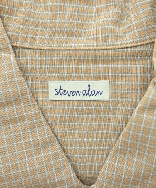 steven alan（スティーブンアラン）カジュアルシャツ ベージュ サイズ:S メンズ/2200671736057