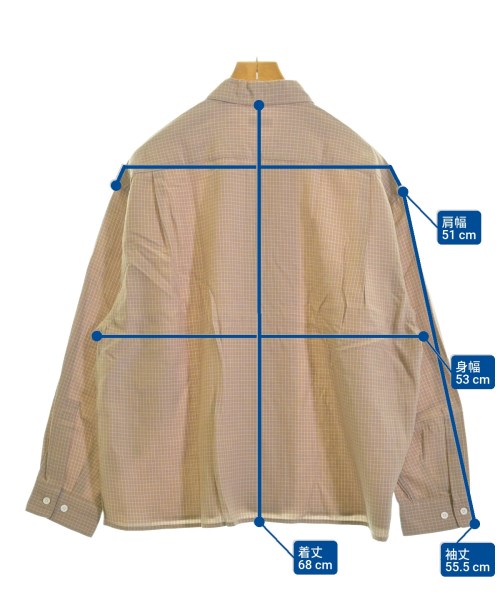 steven alan（スティーブンアラン）カジュアルシャツ ベージュ サイズ:S メンズ/2200671736057