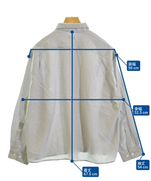 steven alan（スティーブンアラン）カジュアルシャツ グレー サイズ:S メンズ/2200671736064