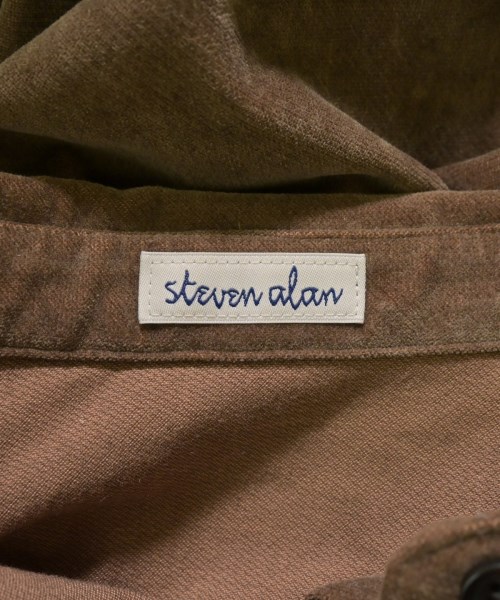 steven alan（スティーブンアラン）カジュアルシャツ 茶 サイズ:S レディース/2200666578013